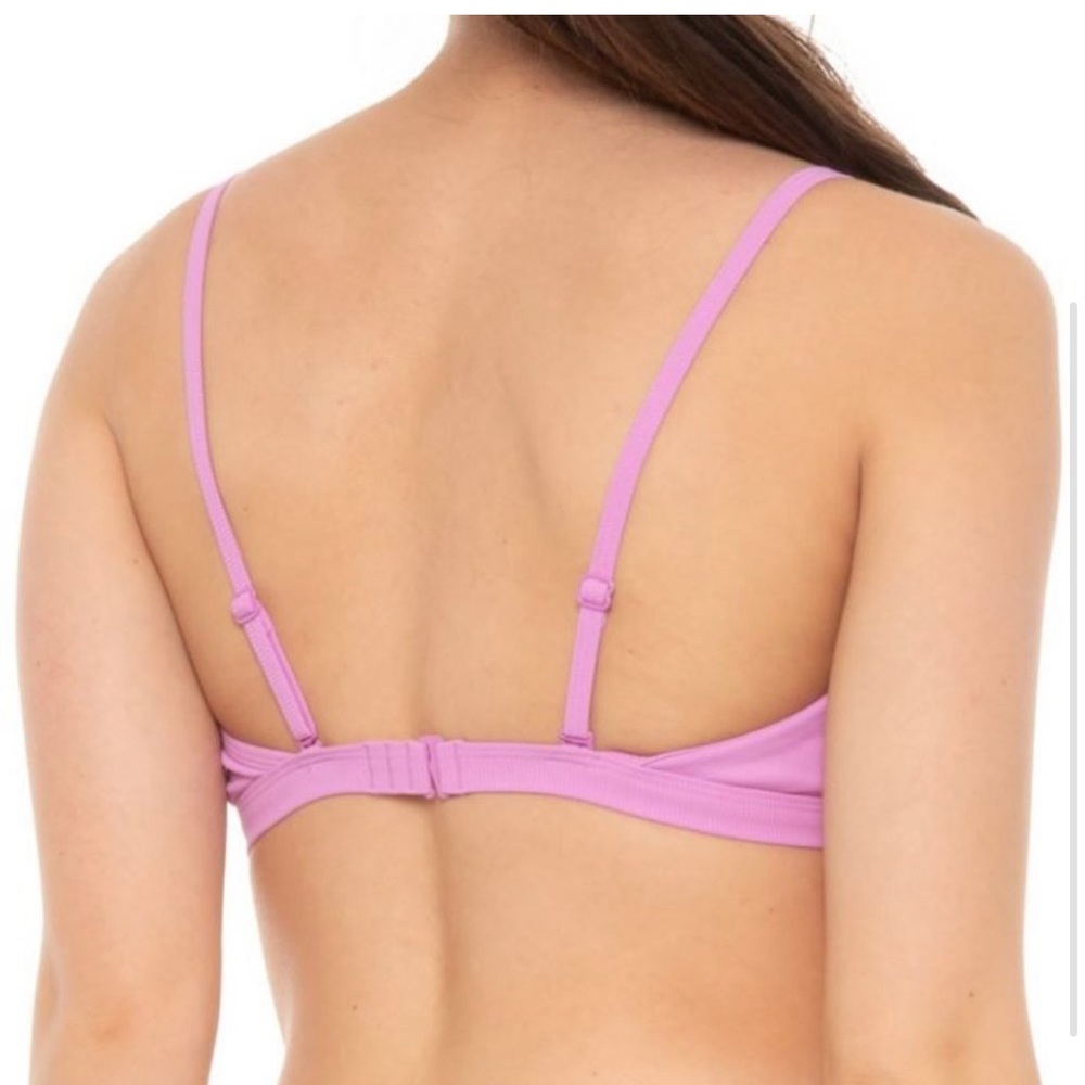 Prana Speckle Ribbed Violet Mist Bikini top